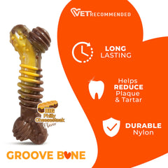 Nylabone vue latérale illustrant l'épaisseur résistante pour mâcheurs forts