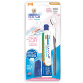 Nylabone emballage du kit dentaire pour chiot montrant contenu et bénéfices