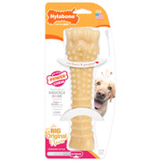 Nylabone os face avant montrant forme classique et robustesse pour mâcheurs