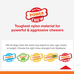 Nylabone comparaison taille avec patte de grand chien utile