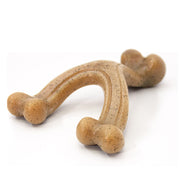 Nylabone wishbone avant emballage montrant le jouet durable et appétent