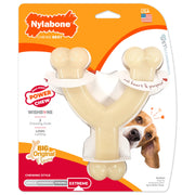 Nylabone wishbone face avant montrant forme résistante et attrait