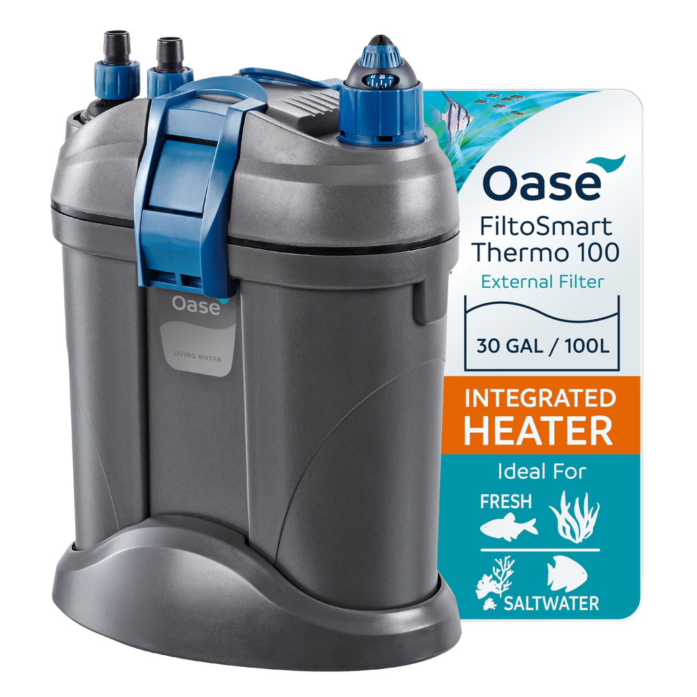 OASE Filtosmart Thermo 100 face avant montrant design compact et discrétion