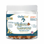 OcluVet pot de 60 Vision Chews offrant une prise quotidienne pratique