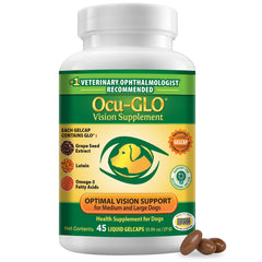 Ocu-GLO emballage avant montrant format pratique et avantages