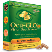 Ocu-GLO emballage face montrant sachets-dose pratiques et conservation facile