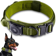 Odokele collier face avant montrant le support AirTag et protection