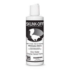 Odorcide Skunk Off packaging visible avec étiquette claire et bénéfice neutralisation rapide