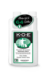 Odorcide Thornell KOE flacon avant montrant la bouteille et l'usage sûr