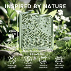OHMO gros plan texture surface aidant à retenir nourriture et stimuler léchage