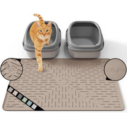 Tapis OHMO devant la litière montrant capture efficace pour moins de salissures