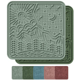 OHMO tapis plat face avant montrant design nature et apaisement visuel