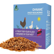 OHNAME emballage 5lb de mealworms séchés, pratique et protecteur