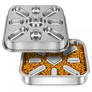 Oiwliur gamelle face avant montrant le design anti-glouton et robustesse