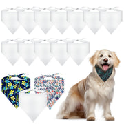 OKBA pack de 30 bandanas blancs montrant la présentation et l'emballage pratique