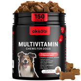 OKKÖBI emballage avant montrant 150 chews et bénéfice praticité