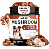 OKKÖBI emballage avant montrant le mélange de cinq champignons et informations-clés