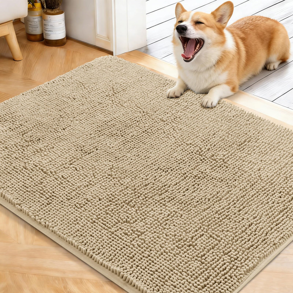 Tapis OLANLY face avant en chenille absorbante protège sols