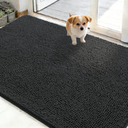 OLANLY vue de face du tapis absorbant montrant bord net et design