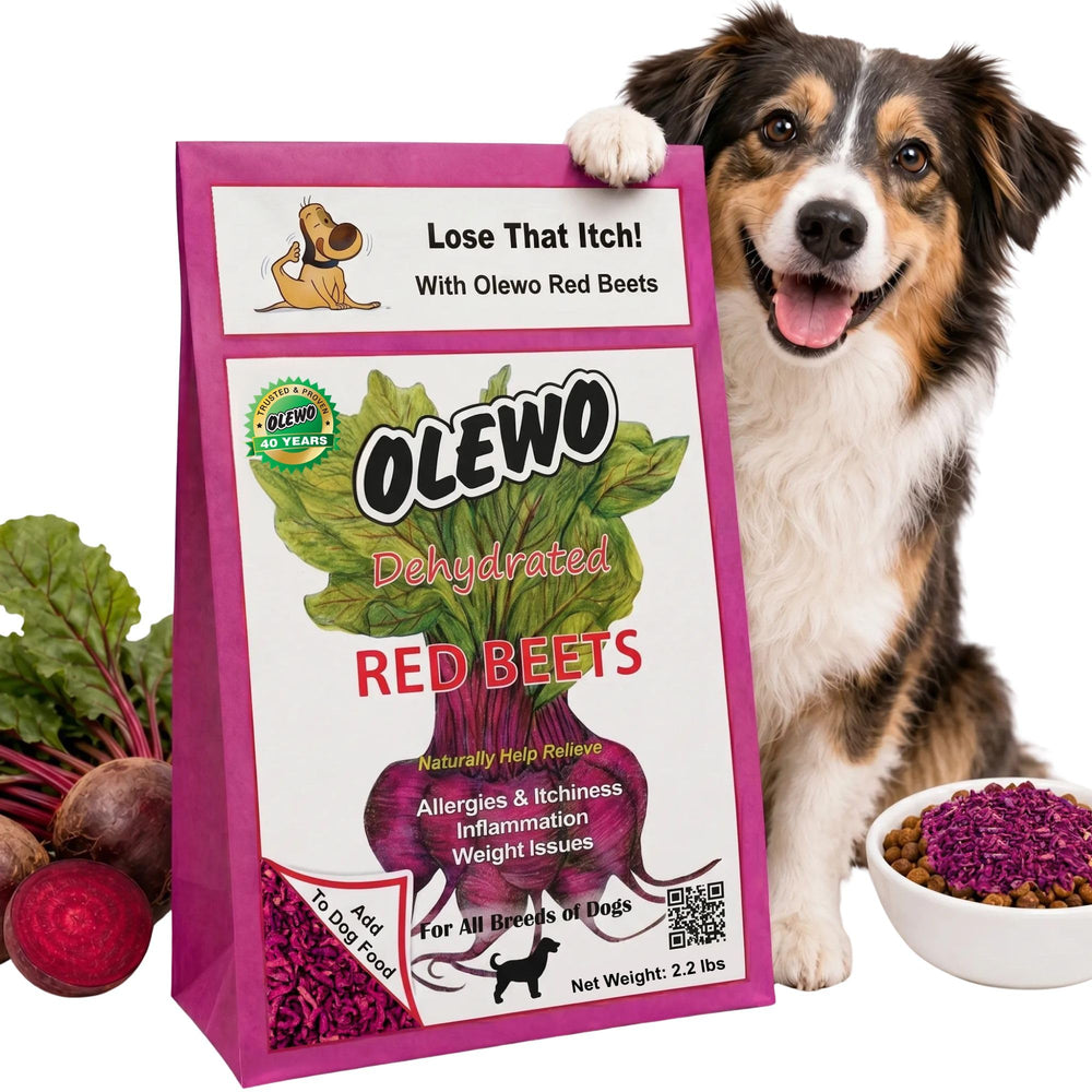 Olewo face de l’emballage du topper betterave montrant le format pratique