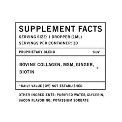 Oliver & Co. compte-goutte versant teinture montrant texture fluide et administration facile
