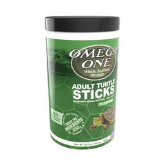 Omega One texture gros plan des sticks montrant qualité et appétence