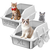 OneBug vue avant du bac XL montrant l'espace pour chat et la finition durable