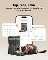 oneisall écran d'application smartphone pour programmer repas à distance