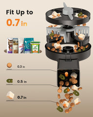 oneisall bol rempli de croquettes compatibles jusqu'à 18 mm