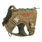 OneTigris harnais vue frontale montrant coupe et soutien pour grand chien