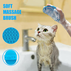 ONEZYE brosse en caoutchouc utilisée pour masser et collecter les poils