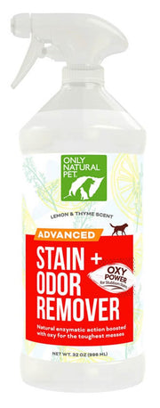 Only Natural Pet bouteille face avant montrant l'étiquette et la contenance 946 ml, facilité d'identification