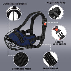 OOPSDOGGY gros plan du fil d'acier, robustesse durable