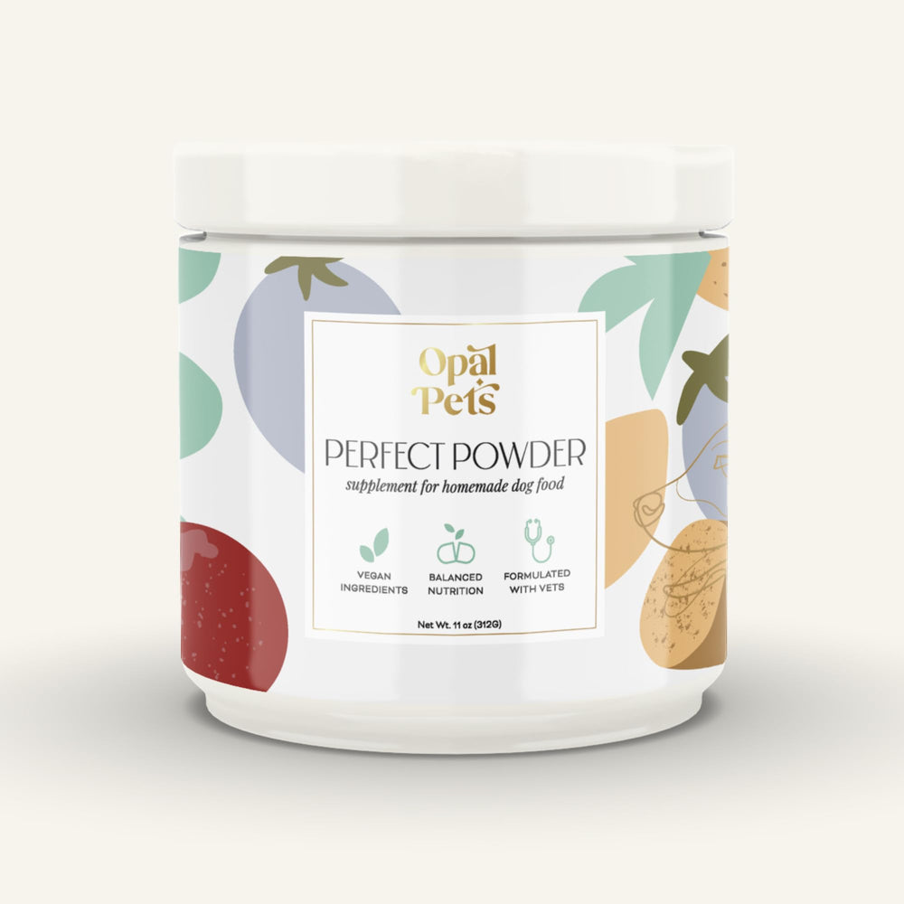 Opal Pets emballage avant montrant le format 11 oz et bénéfice praticité