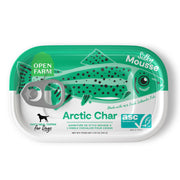 Open Farm boîte face visible montrant la recette Arctic Char bénéfice qualité durable