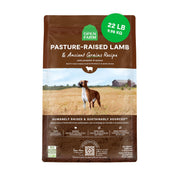 Open Farm sac 22lb face avant montrant packaging et bénéfice traçabilité