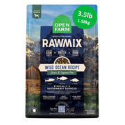 Open Farm emballage Wild Ocean montrant l'identité et bénéfice nutritionnel