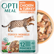 Optimeal emballage avant poulet et dinde montrant l'attrait et la qualité