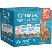 Optimeal pochets face avant montrant la variété de recettes et appétence