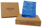 Originalpetbags boîte avant montrant 200 sacs bleu pour rangement pratique