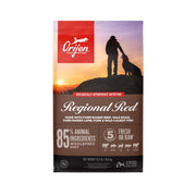 ORIJEN emballage REGIONAL RED 23,5 lb montrant le format pratique