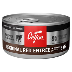 ORIJEN pâté humide ouverte gros plan montrant texture appétissante