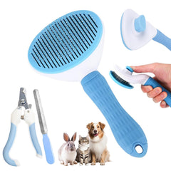 Oromaviela brosse self-clean gros plan, enlève les poils morts efficacement