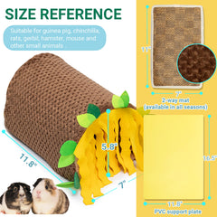 ORZECHKO tapis réversible côté chaud en flanelle pour plus de chaleur