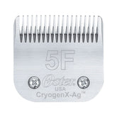 Oster CryogenX lame 5F face et emballage montrant finition et marque, performance durable