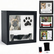 OtterPets urne face avant montrant le cadre photo et le rangement, hommage discret