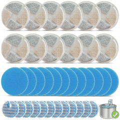 OUPUSES pack de 12 filtres circulaires, solution économique pour eau plus propre