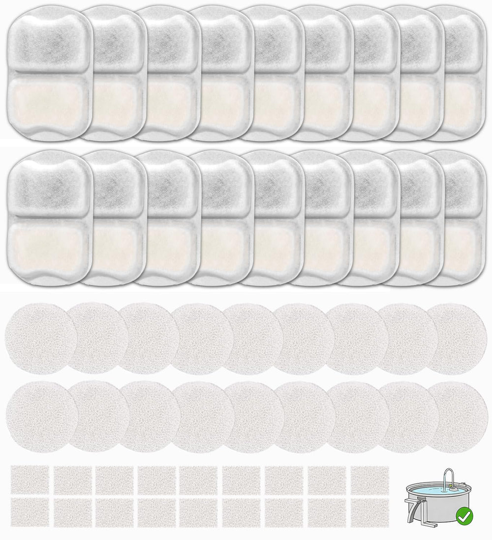 OUPUSES packaging montrant le lot de 18 filtres pour stockage pratique