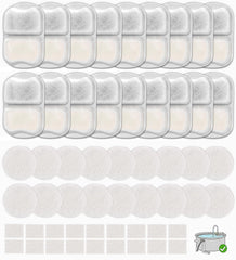 OUPUSES packaging montrant le lot de 18 filtres pour stockage pratique