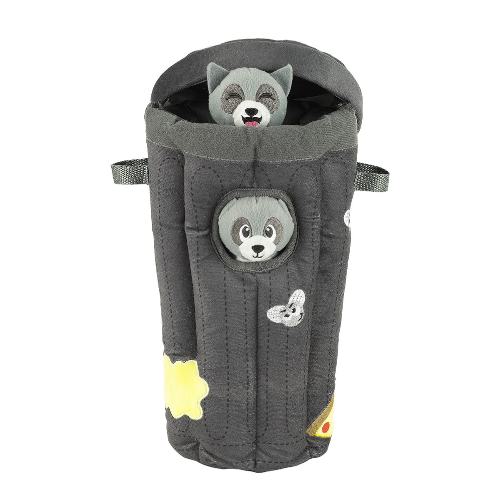 Outward Hound face avant de la poubelle en peluche avec jouet attractif